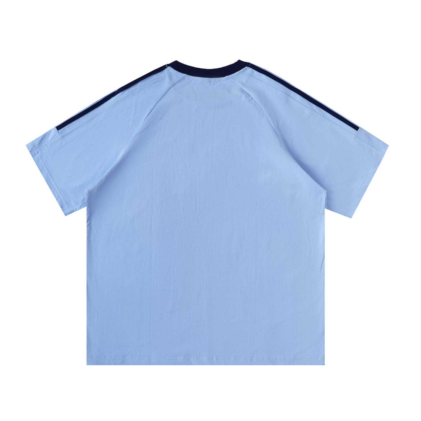 Nomad Contrast Tape Crewneck Cotton T-Shirt