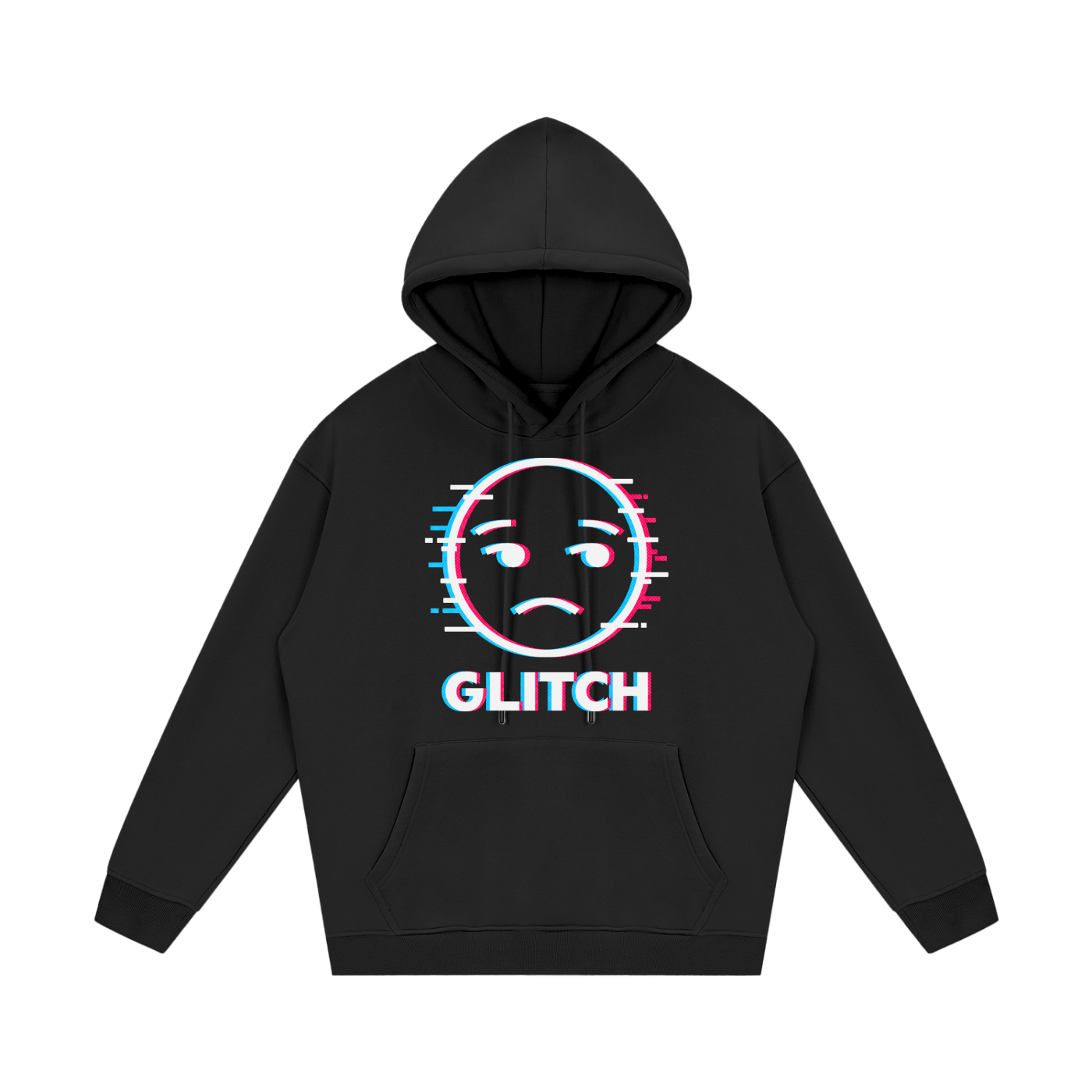 Glitch Streetwear Unisex Fleece Hoodie for Hackers - Premium Tech Culture