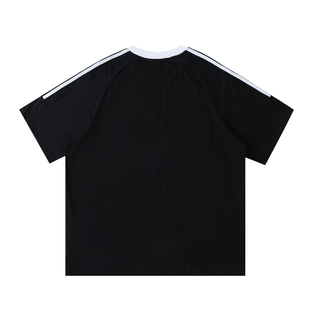 Nomad Contrast Tape Crewneck Cotton T-Shirt