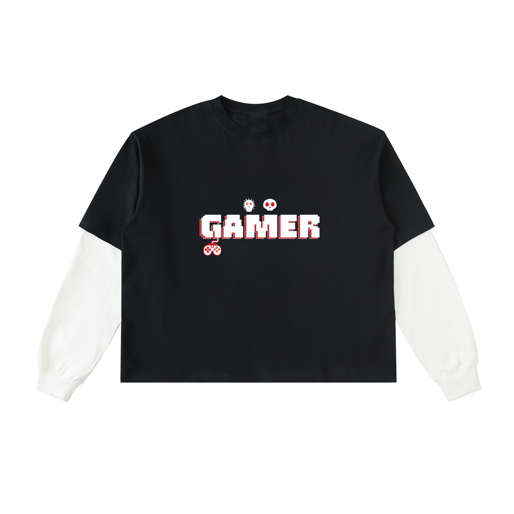 Game Over - Premium Long Sleeve Gaming T-Shirt
