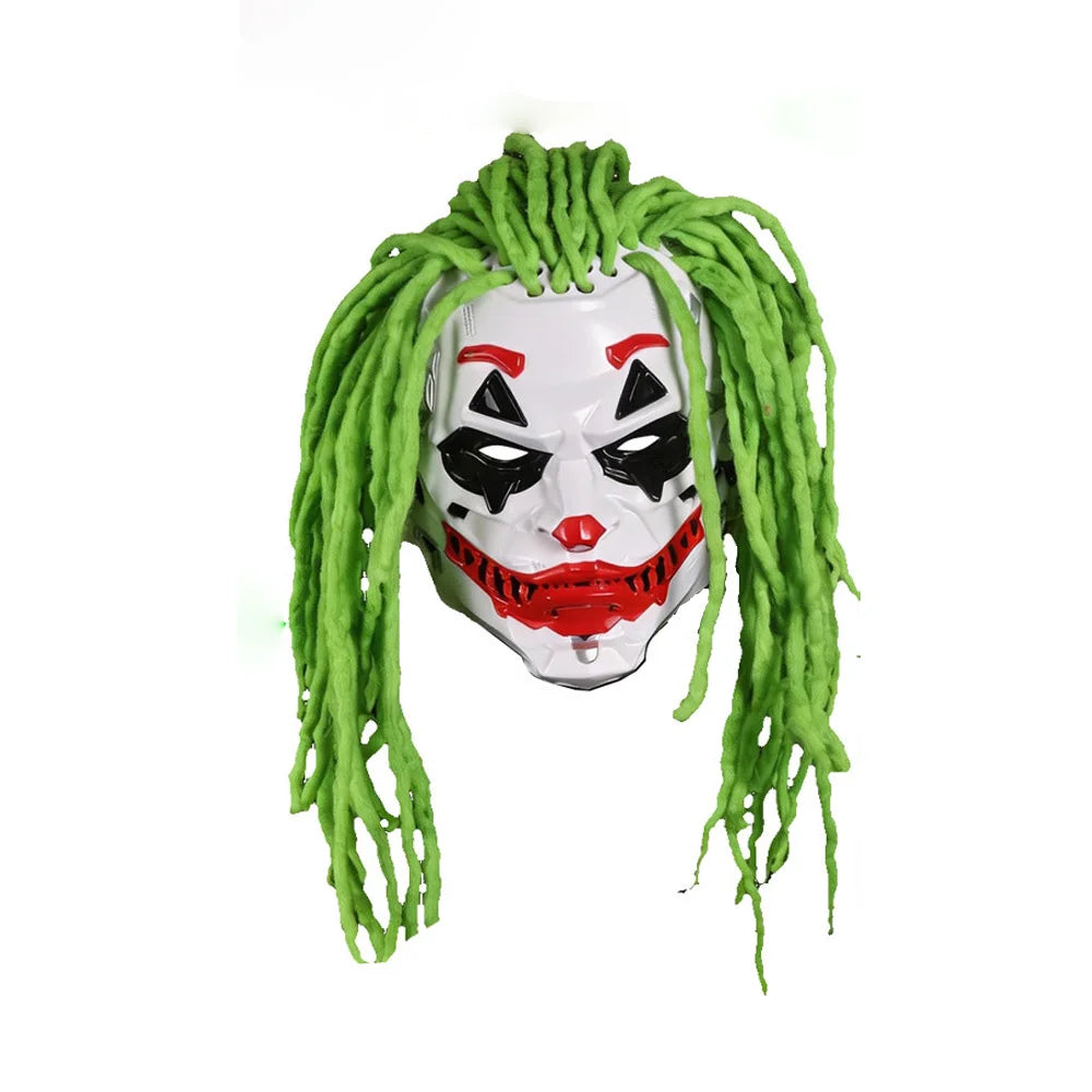 Cyberpunk Clown Mask | Mechanical Joker Cosplay Mask for Halloween & Costume Events