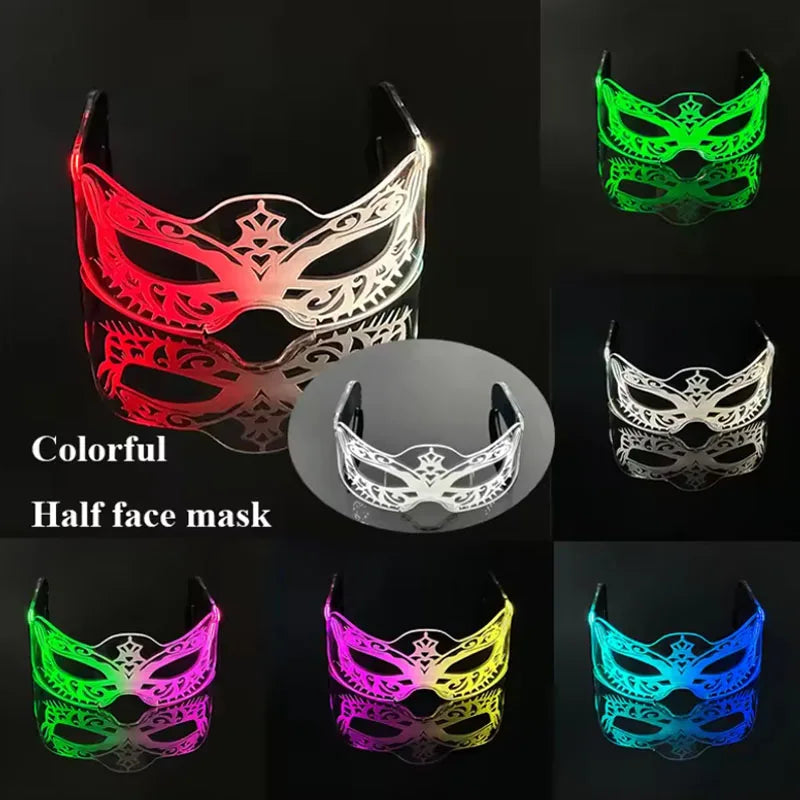 Cyberpunk LED Light-Up Glasses | Glow Rave & Party Eyewear